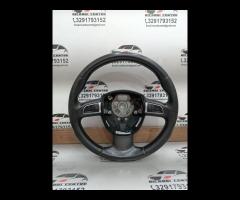 VOLANTE SPORTIVO MULTIFUZIONE IN PELLE NERO 2010 A