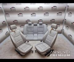 SEDILI IN PELLE GRIGIA BMW SERIE 3 E90 BERLINA