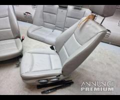 SEDILI IN PELLE GRIGIA BMW SERIE 3 E90 BERLINA - 9