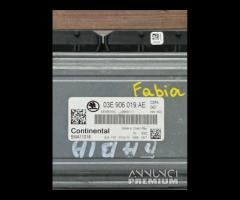 CENTRALINA MOTORE ECU SKODA FABIA 03E906019AE 03E9