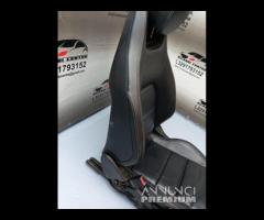 SEDIA ANTERIORE SINISTRO IN PELLE NERA MERCEDES W2 - 7