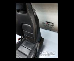 SEDIA ANTERIORE SINISTRO IN PELLE NERA MERCEDES W2 - 11