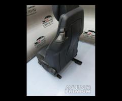 SEDIA ANTERIORE SINISTRO IN PELLE NERA MERCEDES W2 - 22