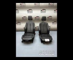 SEDILI ANTERIORI IN PELLE NERA BMW F20 2012 MSPORT