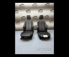 SEDILI ANTERIORI IN PELLE NERA BMW F20 2012 MSPORT