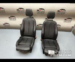 SEDILI ANTERIORI IN PELLE NERA BMW F20 2012 MSPORT