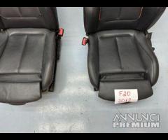 SEDILI ANTERIORI IN PELLE NERA BMW F20 2012 MSPORT - 24