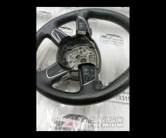 VOLANTE IN PELLE NERA MULTIFUNZIONE CON PALETTE AU - 12