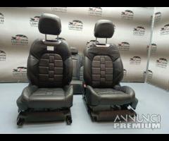 SET SEDILI IN PELLE NERA CITROEN DS5 2015 BERLINA - 14