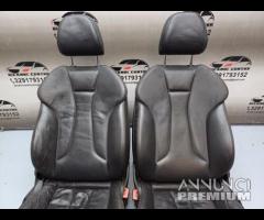 SEDILI ANTERIORI IN PELLE NERA AUDI A3 8V CABRIO