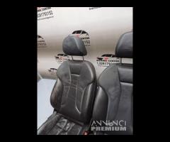 SEDILI ANTERIORI IN PELLE NERA AUDI A3 8V CABRIO - 12