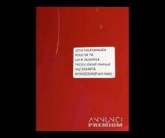 PARAURTI POSTERIORE VOLKSWAGEN POLO 2014 COLORE D8 - 7