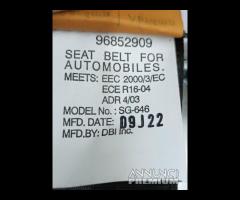 CINTURA DI SICUREZZA ANTERIORE DX 2009 CHEVROLET C - 10