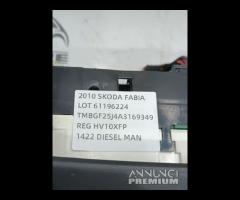 PANNELLO COMANDO CLIMA 2010 SKODA FABIAI II /ROOMS - 11