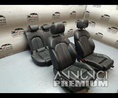 SET SEDILI IN PELLE NERA AUDI A6 4G C7 S-LINE 2014