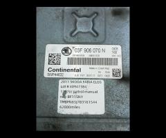CENTRALINA MOTORE ECU SKODA FABIA 2011 CBZB 1.2L T - 16