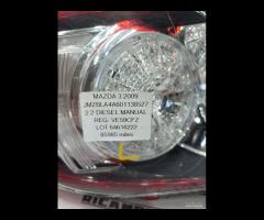 FARO FANALE POSTERIORE SINISTRA MAZDA 3 II MK2 HAT - 10