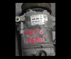 COMPRESSORE A/C VOLKSWAGEN GOLF 6 BERLINA MOTORE C - 10