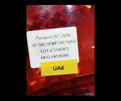FARO FANALE STOP POSTERIORE DESTRO PEUGEOT 207 200 - 17