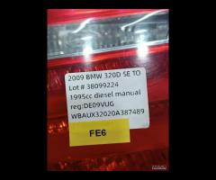 FANALE STOP POSTERIORE PORTELLONE SX BMW 320D 2009 - 15