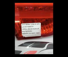 FANALE STOP POSTERIORE SX BMW 3 E90 LCI 320D BERLI - 6