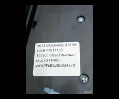 PANNELLO COMANDI AUTORADIO E CLIMA OPEL ASTRA 2011 - 16