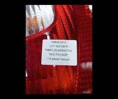 FANALE STOP POSTER. SX SKODA FABIA II 2013 HATCHBA - 12