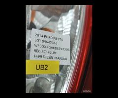 FANALE STOP POSTERIORE SX 2014 FORD FIESTA MK6 HAT - 11