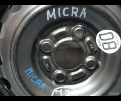 RUOTINO DI SCORTA RUOTA NISSAN MICRA K13 2016 R14 - 8