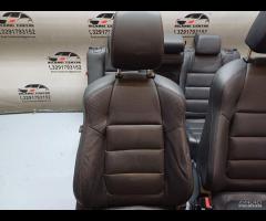 SET SEDILI IN PELLE NERA CUCITURA ROSSA MAZDA CX5