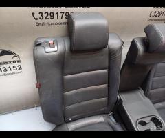 SET SEDILI IN PELLE NERA CUCITURA ROSSA MAZDA CX5 - 15