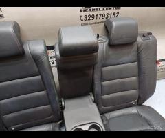 SET SEDILI IN PELLE NERA CUCITURA ROSSA MAZDA CX5 - 19