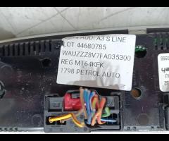 PANNELLO COMANDI CLIMA RISCALDATORE AUDI A3 2014 8 - 15