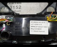 PANNELLO CENTRALE BLOCCO COMANDI CLIMA HYUNDAI 140 - 19
