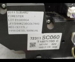 PANNELLO COMANDI CLIMA SUBARU FORESTER 2011 72311S - 14
