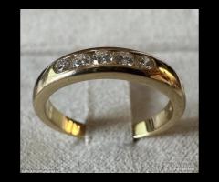 ANELLO MARCA “DAMIANI†ORO GIALLO 18kt. E DIAM