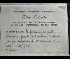ANELLO MARCA “DAMIANI†ORO GIALLO 18kt. E DIAM