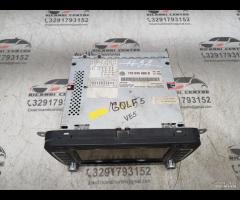 AUTORADIO LETTORE CD SISTEMA NAVIGAZIONE VW GOLF V - 6