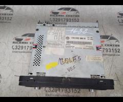 AUTORADIO LETTORE CD SISTEMA NAVIGAZIONE VW GOLF V - 8