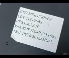 CENTRALINA LUCI VANO PIEDI 2 MINI R55 R56 2007 613 - 8