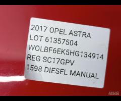 PARAURTI POSTERIORE ORIGINALE OPEL ASTRA K 2015-20 - 10