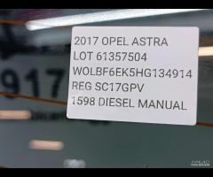 PORTELLONE COFANO POSTERIORE BAULE OPEL ASTRA K 20 - 10