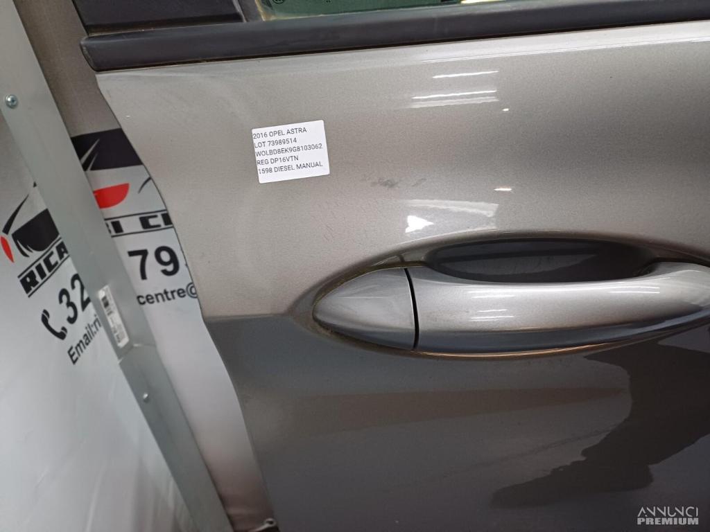 PORTA PORTIERA ANTERIORE DESTRA DX OPEL ASTRA K 20 - 9/19