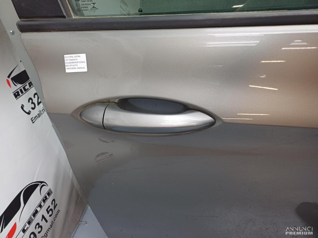 PORTA PORTIERA ANTERIORE DESTRA DX OPEL ASTRA K 20 - 10/19