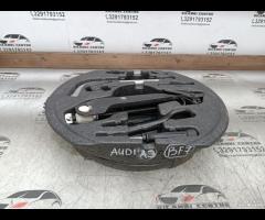 KIT EMERGENZA ATTREZZI SOLLEVATORE RUOTA AUDI A3 1 - 15