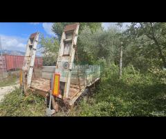 Rimorchio 2 assi Bertoja legale stradale rampe - 7