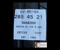 2 PNEUMATICI 285/45 R21 HANKOOK ESTIVE 80% DOT2022