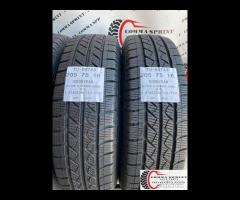 4 PNEUMATICI 205/75 R16C GOODYEAR 4 STAGIONI DEMO
