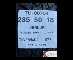 4 PNEUMATICI 235/50 R18 DUNLOP INVERNALI DEMO - 9