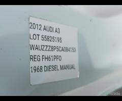 PARAURTI POSTERIORE ORIGINALE AUDI A3 HATCHBACK 20 - 12